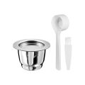 Refill Nespresso Coffee Capsulas Stainless Steel Refillable Nespress Coffee Capsule Reusable Coffee Filters Cup Barista Tool.