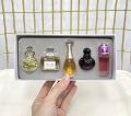 Dior mini perfume set of 5 gift box premium quality long lasting fragrance. 