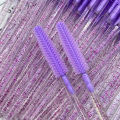 50pcs Crystal Silicone Eyelash Brush Eyebrow Wands Applicator Makeup Brushes Eyelash Extension Spoolie Microbrush Cosmetics Tool. 