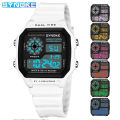 SYNOKE Digital Watches Men Sports Luminous Multifunction Waterproof Chrono Wristwatch Outdoor and Running Student Seven Light. 