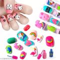 12 / 24 Pcs Kids Short Clear False Nails Press on Nails for Kids -   Children Fake Nails Kids Girls Stick on Nails for Kids Full Cover Cute Pre-Glue Acrylic Fake  Kits Sets . 