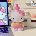 Sanrio Hello Kitty Soap Bottle Cartoon Kt Model Shower Gel Refill Press Bottle Cartoon Children's Hand Sanitizer Press Bottle. 