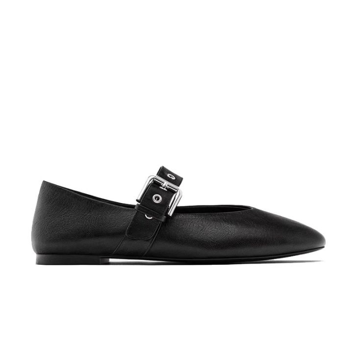 Women's%20Black%20Mary%20Jane%20Flats%20Shoes%20women%20Fashion%20Pointed%20Toe%20Faux%20Leather%20Buckle%20Strap%20Ballet%20Shoes%20for%20Daily%20Wear%20Casual%20Shoes%20-%20Image%206