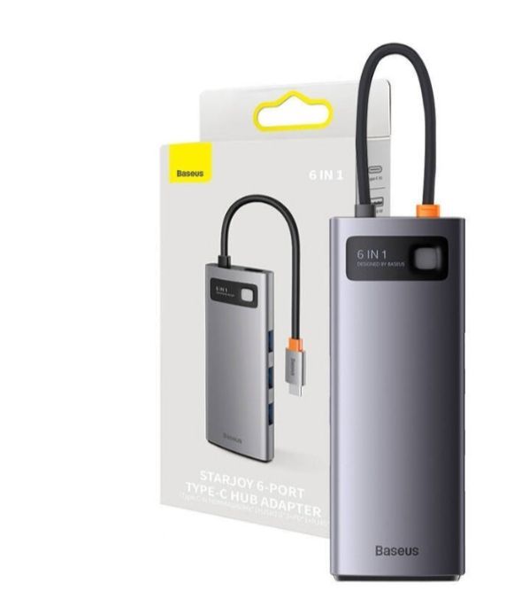 Baseus Starjoy 6-Port  Type-C Hub Adapter