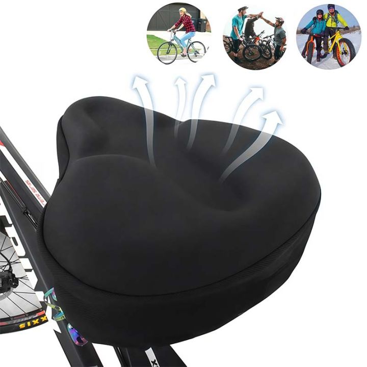 Universal Gel Bike Seat Cushion Cover Shockproof Comfortable Bicycle Saddle for Electric Road MTB Cycling