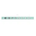 RC car metal sticker for 1/10 TRX 4 Defender D90 D110 remote control crawler. 