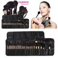 32 PCS Pincel de Maquiagem Make Up Brushes Profissional of Makeup Brush set + Black Leather Bag. 