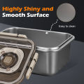 MTM 2200ml 304 Stainless Steel Food Storage Container Leak-Proof Airtight Bento Box with Lockable Clip Office Work Use. 