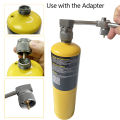 3 in 1 Butane Adapter Extension Split Furnace Adapter E-Three Outputs Gas Tank Conversion Head Gas Distributor Conversion Head.