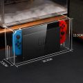 Display Box Host Dust Cover for Nintendo Switch NS Game Console Dock Protective Case Acrylic Hard Covers Switch Oled Accessories.