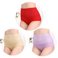 3Pcs Cotton Panties for Women Plus Size Underwear High Waist Abdominal Briefs Female Girl Postpartum Recovery Panties Women's. 