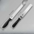 Stainless Steel Serrated Bread Knife Slices and Cuts Without Crumbling Cake Slicer Toast Saw Cake Spreader Sandwich Knife Baking.