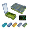 15pcs Fishing Tackle Bait Storage Boxes Portable Lure Hook Organizer Mini Utility Lures Fishing Box Sea Fishing Accessory Box.