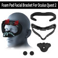Breathable Face Mask Replacement For Oculus Quest 2 Facial Interface Bracket Foam Pad 3 in 1 With Joystick Caps For Meta Quest 2. 