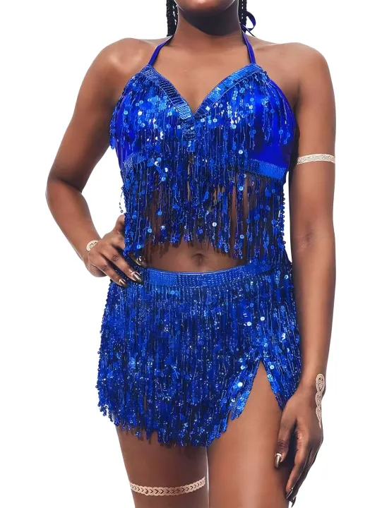 Belly%20Dance%20Top%20Bra%20Belt%20Set%20Latin%20Sequin%20Fringe%20Halter%20Hip%20Skirt%20%20Party%20Costume%204%20Layer%20Tassel%20Stage%20Performance%20Cloth%20Wear%20-%20Image%205