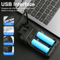 18650 Battery Charger Multi Munctional Solar Type C Intelligent Lithium Battery Holder For 18650 Battery Boxs Power Bank Cases. 