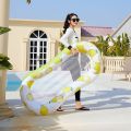 Rooxin Inflatable Water Hammock Floats Bed Swim Ring Tube Swimming Pool Mattresses Sleeping Bed Beach Lounger Chair.