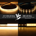 DC24V Zigbee 3.0 COB LED Strip 2M-10M One Roll Flexible Tape Ribbon Lighting 3000K 6000K App Smart for Tuya Smartthings 2MQTT. 