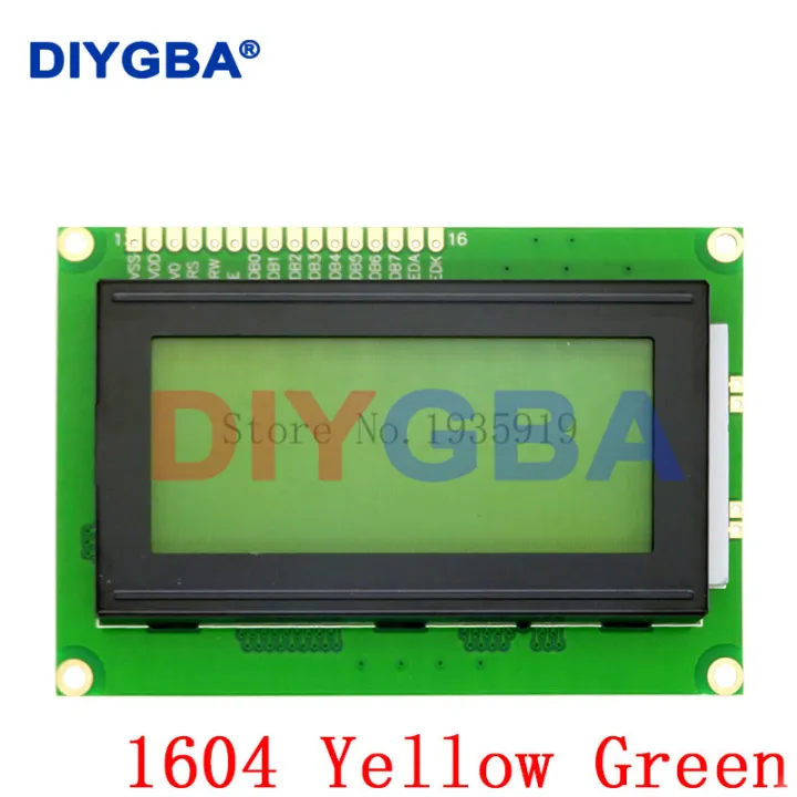 1604%2016X4%2016*4%20Character%20LCD%20Module%20Display%20Screen%20LCM%20Yellow%20/%20Blue%20With%20LED%20Backlight%20SPLC780%20HD44780%20Controller%20IIC%20/%20I2C%20-%20Image%203