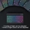 Backlit Backlight Bluetooth Keyboard And Mouse For Ipad Wireless Teclado For iOS Android Windows Rechargeable 10 Inches Devices. 