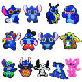 8-22Pcs Disney Stitch Shoe Charms Cartoon DIY Shoes Accessories For Clogs Sandals Decorations Kids X-mas Gifts. 