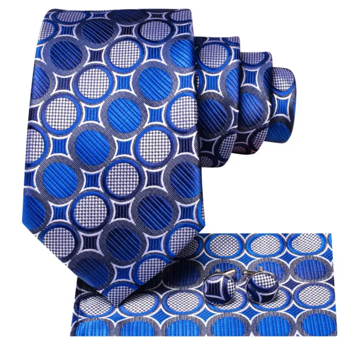 Hi-Tie%20Designer%20Blue%20White%20Dot%20Wedding%20Tie%20For%20Men%20Handky%20Cufflink%20%20Men%20Necktie%20Fashion%20Business%20Party%20Dropshipping%20-%20Image%203