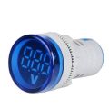Round Digital Panel Voltage Meter Digital Voltage Monitor Indicator Light AC 220V 22mm, Warning Light, Red, Yellow, Green. Good Quality.. 