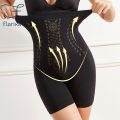 Flarixa Women's Seamless Postpartum Super High Waist Tummy Control Underwear Butt Lifter Square Leg Shorts Shapewear Body Shaper. 