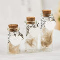 Pet Memorial Bottle For Pet Hair Dogs Cats Fur Keepsake Bottle Storage With 3 Silver Accessories Pet Memorial Urn Container.
