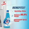 Colin Glass and Surface Cleaner Liquid Refill - 500ml | All-Purpose Glass Cleaner for Car, Kitchen and Home Surfaces | Multi Surface Cleaner.