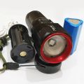 Rechargeable Multi Functional Emergency LED Charge Display X-Balog BL-2211 Imported Super Strong Telescopic zoom Torch Flashlight Laser LED Torch 2km Range 26,400 mAh Battery Power Bank and waterproof. 