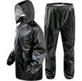 Mens Bike/Scotter Waterproof Solid Raincoat With Bag. 