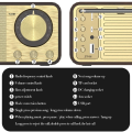 Nostalgic Bluetooth Speaker Bluetooth Sound Retro Classic Speaker Retro Radio Wireless Bluetooth 5.0 Wooden Portable Subwoofer. 