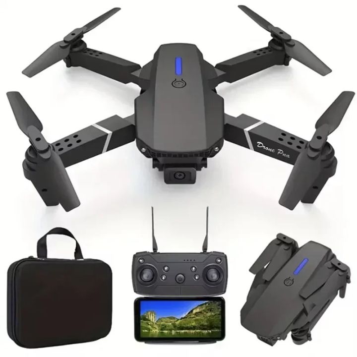 E88Pro RC Drone 4K Professinal With 1080P Wide Angle HD Camera Foldable