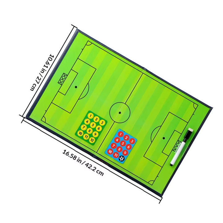 Magnetic%20Soccer%20Tactics%20Board,%20Foldable%20Football%20Coaching%20Clipboard%20with%20Magnets%20&%20Pen,%20Portable%20Strategy%20Board%20for%20Soccer%20Train%20-%20Image%202