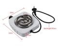Home Kitchen Electric Stove Hot Plate Iron Burner 220V 500W Cooker Coffee Heater Household Cooking Appliances EU Plug. 