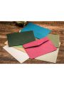 10pcs No.7 C5 Thickened Business Envelopes - Factory Direct Western Invitation Cards - Solid Color Liner Large Envelopes. 