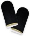 Finger Sleeves for PUBGG Mobile Gaming with Sensitive Touch and Thin Breathable Material (Black) (1Pair). 