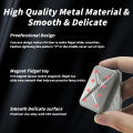 EDC Fidget Sliders Slider Metal Fidget Toys Stress Relief for Adults Magnetic Metal Infinite Fidget.
