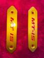 MT15 Tanki Side Cover Logo Golden. 