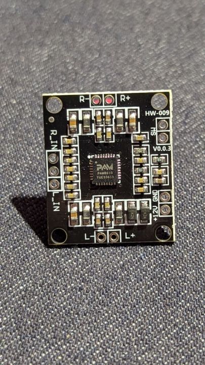 PAM8610 Mini 10W+10W Stereo 2 Channel DC 12V Audio Power Amplifier Board Module MP3