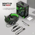 【Professional】 Gaming Headphones Rgb with Mic for PC, Pubg Mobile, PS4, Laptop - 360 Surround Sound Super Bass Vibration Over the Ear Wired Head Phones Headset for Gaming with Noise Cancelling Micophone - By FunBug. 