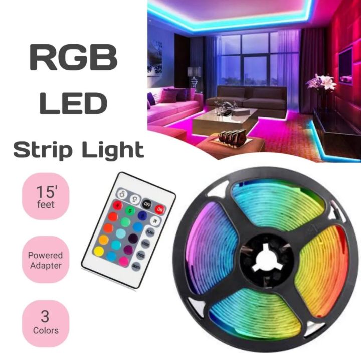RGB LED Strip Light, LED Strips Lights, Multicolor RGB Light Kit ...