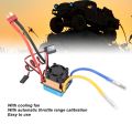 480A Brushed Speed Controller ESC with Cooling Fan, 3 Modes Multiple Protection, ESC for 1/10 RC New Rain 480A Three Mode Brushed Speed Controller ESC Regler for 1/10 1/8 Rc Touring car, Buggy, Short Course Truck, Monster, truggy, rovk Crawler and Tank. 