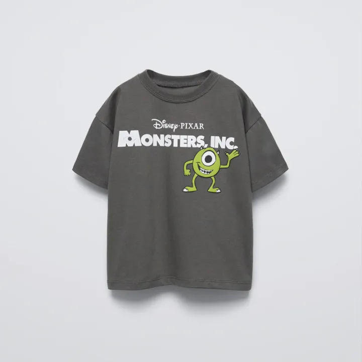 Toddler%20T-shirt%20Cute%20Monster%20Print%20Short%20Sleeve%20Crewneck%20Tops%202025%20Summer%20New%20Design%20Tees%20Boys%20Girls%20Casual%20Sports%20Loose%20Clothes%20-%20Image%204