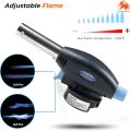 1pcs Flamethrower  Butane Burner Auto Ignition Camping Weldin Blow Torch for Creme Brulee, Kitchen, Cooking, BBQ. 