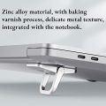 Self-Adhesive Mini Laptop Stand Invisible Computer Keyboard Stand for Desk Ergonomic Lightweight Zinc Alloy Mount Kickstand. 