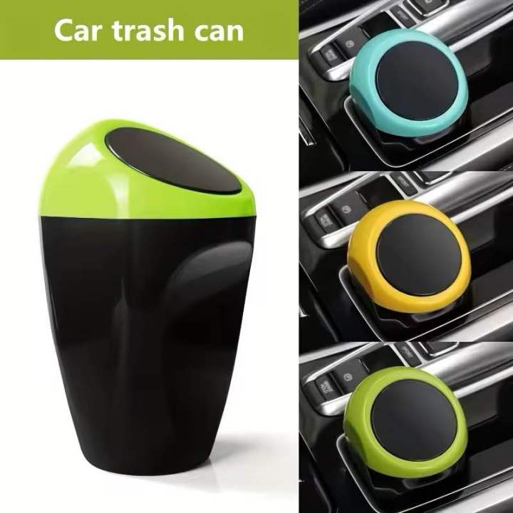 Car trash can – 3R Mini car garbage can- Automotive garbage bin-