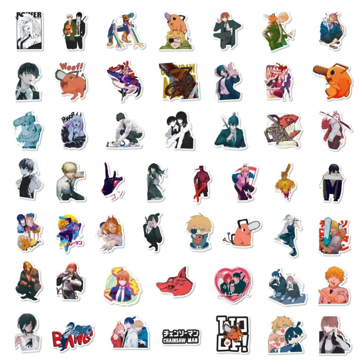 10/30/50pcs%20Pochita%20Chainsaw%20Man%20Stickers%20Cool%20Denji%20Makima%20Sticker%20Waterproof%20Skateboard%20Luggage%20Motorcycle%20Funny%20Anime%20Decals%20-%20Image%206