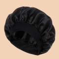 Satin Bonnet Silk Hair Bonnet for Sleeping, Soft Elastic Wide Band Sleep Cap for Curly Hair, Women Hair Care Night Head Cover. 
